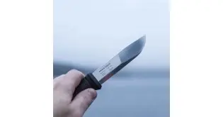 Cutit Morakniv 2000 bushcraft, BLACK EDITIE ANIVERSARA 130 ANI