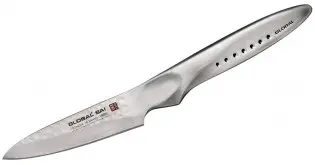 Un set de 4 cuțite Global SAI într-un bloc alb GKB-52