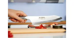Cuțit oriental Deba 18 cm (dreptața) | Global G-7R