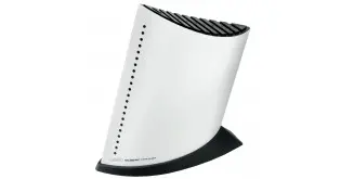 Bloc cu 9 cuțite în formă de navă cu pânze - alb | Global