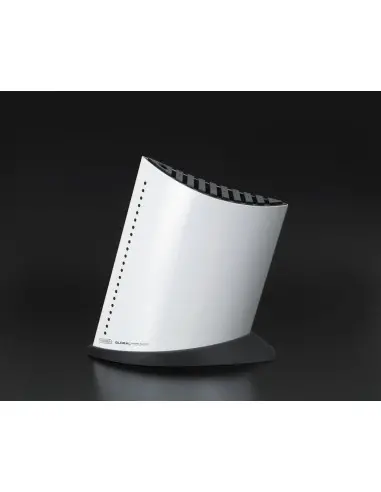 Bloc cu 9 cuțite în formă de navă cu pânze - alb | Global