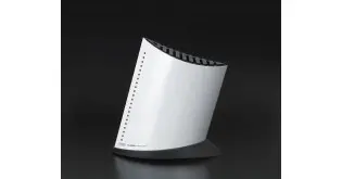 Bloc cu 9 cuțite în formă de navă cu pânze - alb | Global