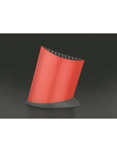 Bloc cu 9 cuțite în formă de navă cu pânze - roșu | Global