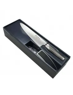 Set de început: cuțit bucătar G-2 + ascuțitor MinoSharp | Global G-2220GB