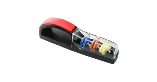 MinoSharp PLUS 3 Ascuțitor cu apă ceramică 550, negru și roșu