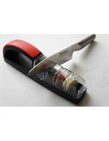 MinoSharp PLUS 3 Ascuțitor cu apă ceramică 550, negru și roșu