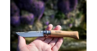 Cutit de buzunar N°09, inox, 9cm, "Tradition Inox" - Opinel