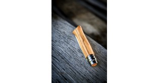 Cutit de buzunar N°08, inox, 8,5cm, "Tradition Luxe", Olive - Opinel