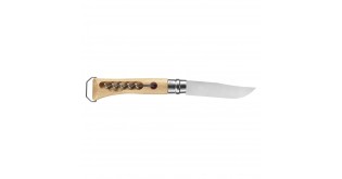 Cutit cu tirbuson N°10, inox, 10cm - Opinel