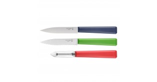 Set cutite 3 piese, inox, "Les Essentiels" - Opinel