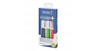 Set cutite 3 piese, inox, "Les Essentiels" - Opinel