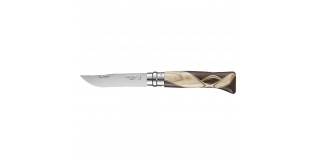 Cutit de buzunar N°08, inox, 8,5 cm, "Tradition Luxury", Chaperon - Opinel