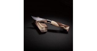 Cutit de buzunar N°08, inox, 8,5 cm, "Tradition Luxury", Chaperon - Opinel