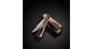 Cutit de buzunar N°08, inox, 8,5 cm, "Tradition Luxury", Chaperon - Opinel