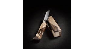 Cutit de buzunar N°08, inox, 8,5 cm, "Tradition Luxury", Chaperon - Opinel