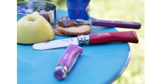Cutit de buzunar, inox, 8cm, "My first", Red - Opinel