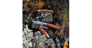 Cutit de buzunar N°09, inox, 9cm, "Tradition Luxe", Walnut - Opinel