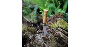 Cutit de buzunar N°09, inox, 9cm, "Tradition Luxe", Oak - Opinel
