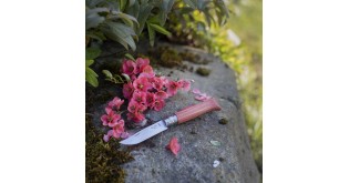 Cutit de buzunar N°08, inox, 8,5cm, "Tradition Luxe", Red Birch - Opinel