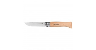 Cutit de buzunar N°08, inox, 8,5cm, blister, "Tradition Inox" - Opinel