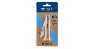 Cutit de buzunar N°08, inox, 8,5cm, blister, "Tradition Inox" - Opinel