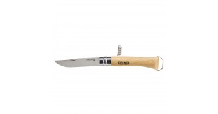Cutit de buzunar N°10 cu tirbuson si teaca , inox, 10cm - Opinel