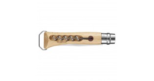 Cutit de buzunar N°10 cu tirbuson si teaca , inox, 10cm - Opinel