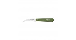 Cutit pentru decojit N°114, inox, 7cm, "Les Essentiels", Green - Opinel