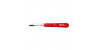Decojitor N°115, inox, 6 cm, "Les Essentiels", Red - Opinel