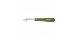 Decojitor N°115, inox, 6 cm, "Les Essentiels", Green - Opinel
