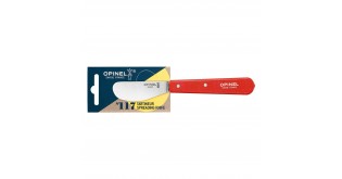 Cutit pentru unt N°117, inox, 6,5 cm, "Les Essentiels", Red - Opinel