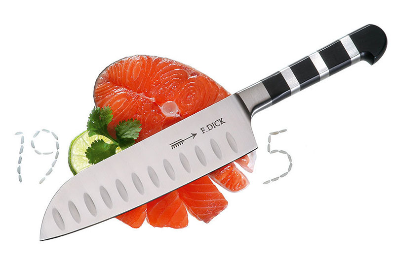 Cuțit Dick 1905 forjat Santoku, lamă 18 cm