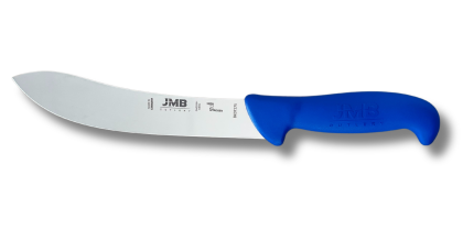 Cuțit de jupuit JMB BK07 175, lamă rigidă 17,5 cm, mâner albastru