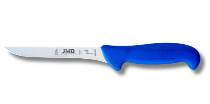 Cuțit de dezosat JMB BK13 150, lamă rigidă 15 cm, mâner albastru