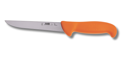 Cuțit de dezosat JMB BK14 150, lamă rigidă 15 cm, mâner portocaliu