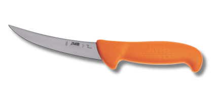 Cuțit de dezosat semiflexibil JMB BK17 125 SF, lamă semiflexibilă 12,5 cm, mâner portocaliu