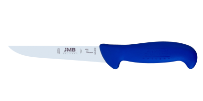 Cuțit de dezosat JMB BK14 150, lamă rigidă 15 cm, mâner albastru