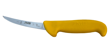 Cuțit de dezosat semiflexibil JMB BK61 100 SF, lamă semiflexibilă 10 cm, mâner galben