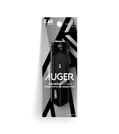 Unghiera marime M Revolver neagra din inox, Kai Japonia - Seria AUGER