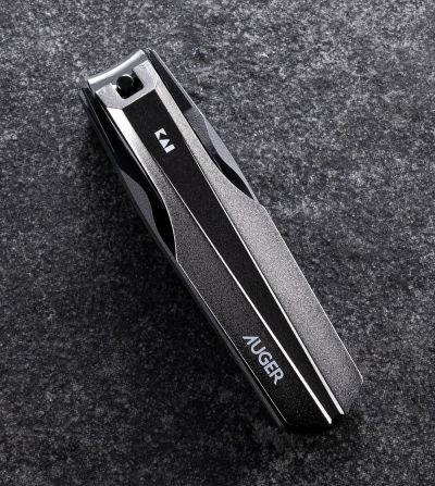Unghiera marime M Standard neagra din inox, Kai Japonia - Seria AUGER