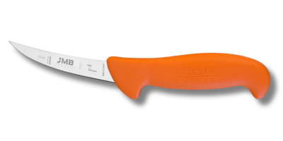 Cuțit de dezosat semiflexibil JMB BK61 100 SF, lamă semiflexibilă 10 cm, mâner portocaliu