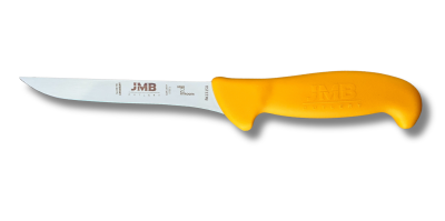 Cuțit de dezosat JMB BK13 150, lamă rigidă 15 cm, mâner galben