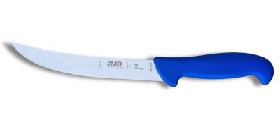 Cuțit de tranșat JMB BK23 210, lamă rigidă 21 cm, mâner albastru