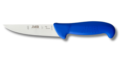 Cuțit de sacrificare JMB BK25 140, lamă rigidă 14 cm, mâner albastru