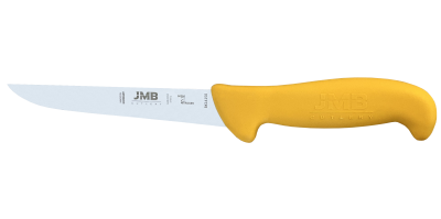 Cuțit de dezosat JMB BK14 150, lamă rigidă 15 cm, mâner galben