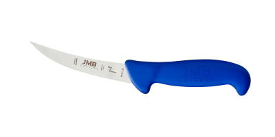Set 3 cuțite profesionale de măcelărie JMB semiflexibile, mâner albastru (BK02, BK61, BK17)